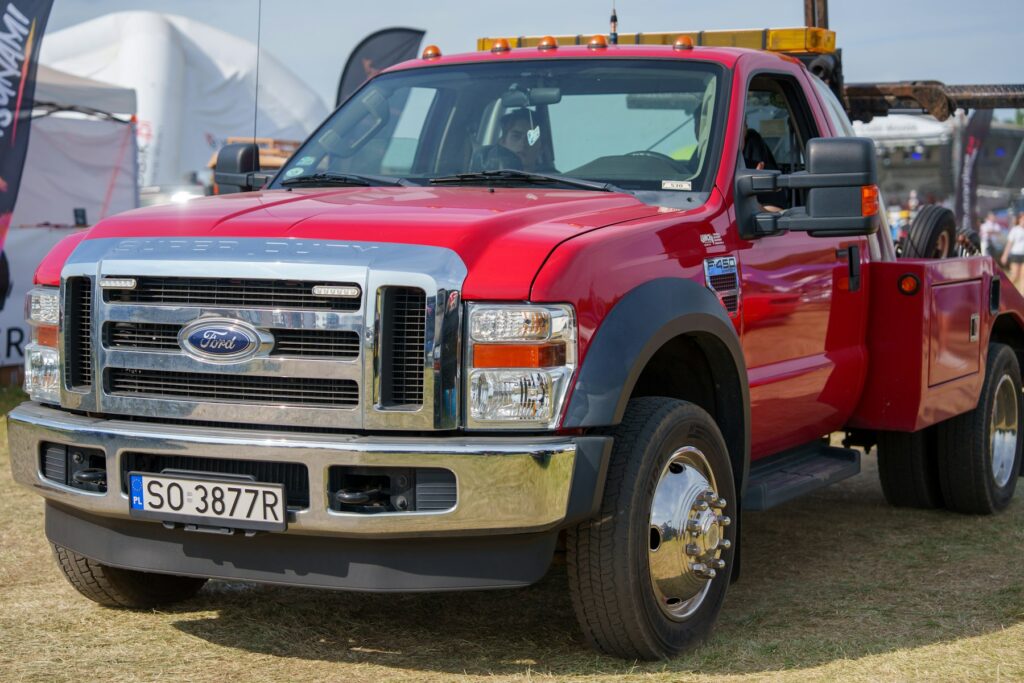 Tow truck ready for roadside assistance